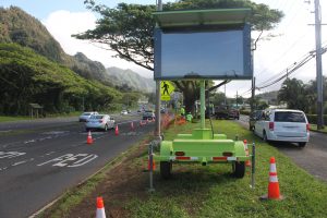 Department of Transportation | HDOT adds travel time smart boards for Windward Oahu motorists