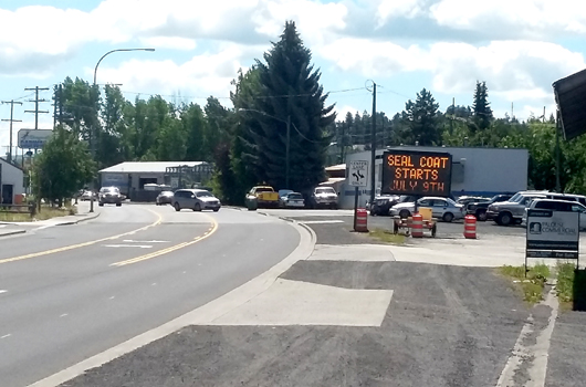 Highway sealcoats to take place this July throughout north-central Idaho