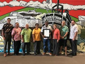 Department of Transportation | Mural unveiling commemorates dock workers struggles in Hilo