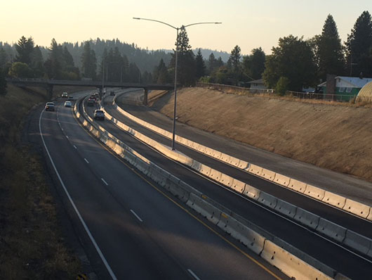 Traffic shift scheduled Saturday night for I-90 through CDA