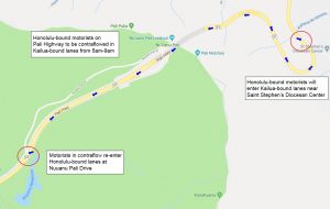 Department of Transportation | Update on Pali Highway landslides, Feb. 20