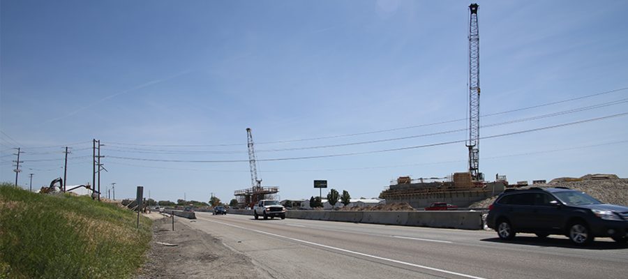 Karcher Overpass bridge under construction