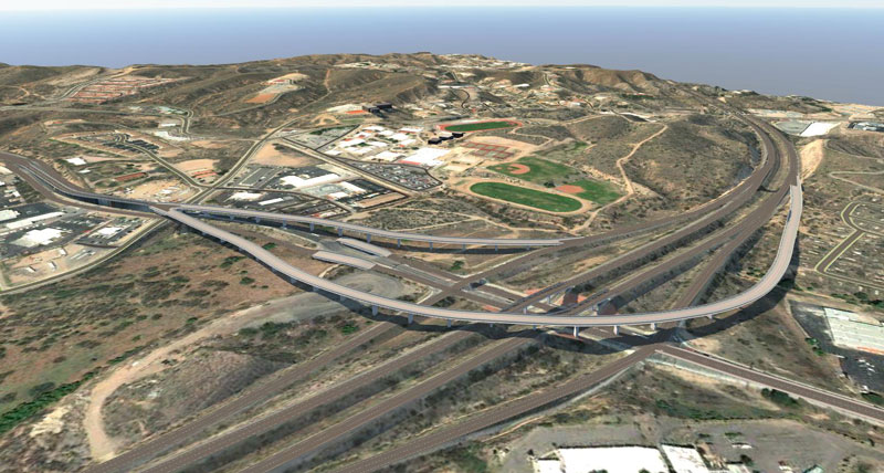 SR 189 flyover ramp rendering