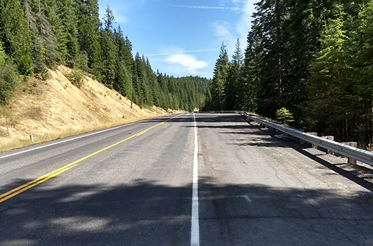 Idaho Highway 8 near Bovill