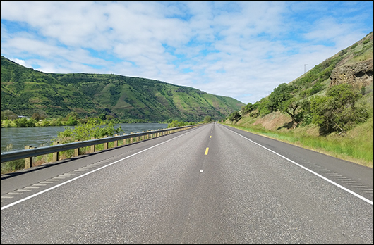 US-95 between Spalding and Lewiston that will be sealcoated in July 2020