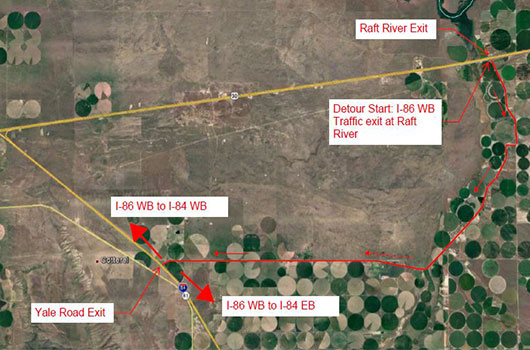 New detour tonight and tomorrow night for Salt Lake Interchange project