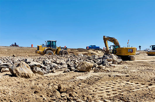 Image of US-93 construction near Jerome