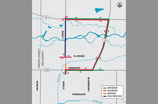 Star Road closure planned as part of US-20/26 construction to start in June