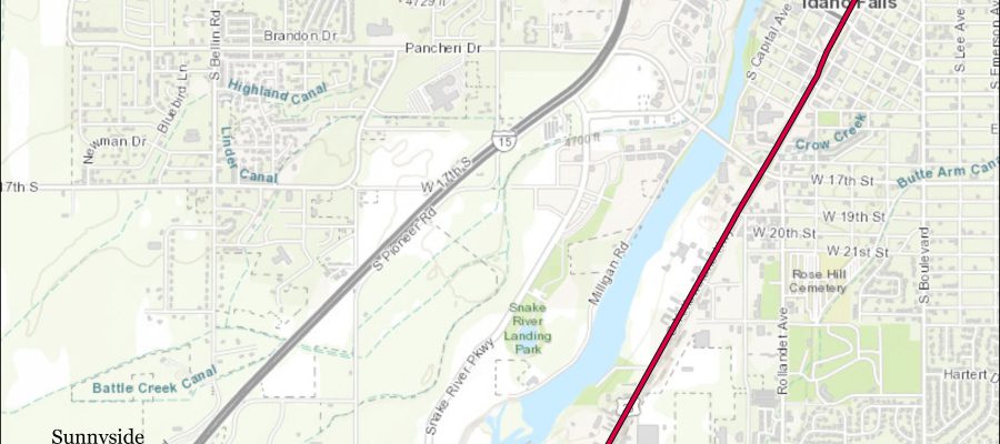 Construction zone Sunnyside to Lomax